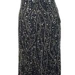 PISARRO NIGHTS Sequin & Bead Sleeveless Gown size 4 Photo 0