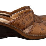 Clarks  Shoes Womens 6M Brown Leather‎ Closed Toe Sandals Peasant Boho Bohemian Photo 0