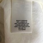 Anthropologie Moulinette Soeurs Dress Strapless Gold Ikat 4 NWT Linen Cotton Photo 6