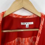 CAbi Womens Orange Red Jane Blazer Jacket Size 4 NWT Career Office Photo 3