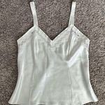 vintage marks & spencer silky stain lace trim tank top camisole size 14 White Size L Photo 0