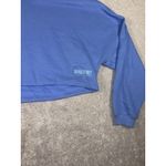 Savage Fenty Rihanna‎ Xssential Terry Scope Logo Crop Hoodie Blue XL Oversized Photo 4