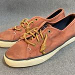 Sperry Top Sider Women 9M Pier-View Sneakers STS93415 Washed Red Upper Leather Photo 4