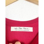 Free People We The  Rainbow Dreams Top Size Small Oversized Striped Knit Boho Photo 4