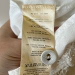 Moulinette Soeurs  Anthropologie White Lace Cotton Linen Sleeveless Shift Dress Photo 5