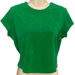 Juicy Couture Bright Kelly Green Terry Cloth Swimsuit Top Coverup ~ Size MEDIUM Photo 1