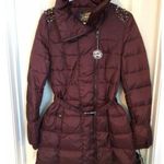 Sam Edelman Women's Baxton Lorissa Down Jacket Maroon Size Small Photo 0