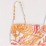 SheIn NEW Orange Yellow Paisley Plant Print Two Piece Swimsuit Set Size Large Photo 3