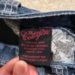 Rock & Roll Cowgirl  Women’s Low Rise Blue Flare Wide Leg Jeans Size 25/32 Photo 3