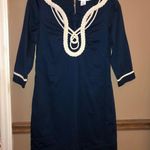 Vineyard Vines Nautical Rope Appliqué Tunic Dress Navy Blue 0 Photo 0
