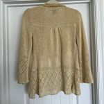 Willi Smith Cream Knit Cardigan Photo 4