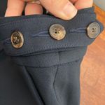 Tory Burch Crepe Cargo Pant Womens 6 Navy Crop Nautical Minimalist Quiet Luxury Photo 9