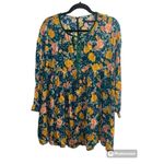 ZARA ✨ Trafaluc Floral Long Sleeve Sz Medium Romper Dress✨ Photo 5