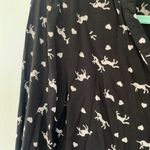 Modcloth  unicorn print  button down shirt.  Size L Photo 1