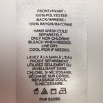 EXPRESS sleeveless top - black white stripes - size large Photo 3