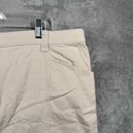 L.L.Bean  Mini Skirt 18W Classic Fit Cotton Spandex Khaki A-Line Casual Neutral Photo 3