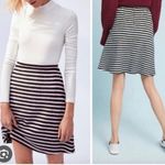 Anthropologie  striped zipper back mini skirt Photo 1
