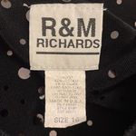 R & M Richards  Vintage Black Cocktail Evening Dress with Sequin Jacket Womens 16 Photo 1