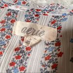 Aerie Floral Stripe Cap Sleeve Top Photo 9