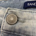 Bandolino  Blue & White Striped Cropped Women's Mandie Stretchy Jeans Size 6P Photo 3