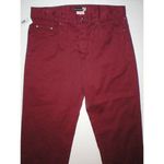 Saks 5th Avenue NWT New Womens Saks Fifth Avenue $148 Slacks Pants Red Dark 34 Tall 34 Inseam Photo 0