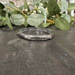 Lia Sophia Sentiment Silver Tone With Cut Stretch Bracelet Photo 2