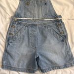 Like New Vintage Polo Jeans Co Ralph Lauren Overall Shorts Blue Photo 2