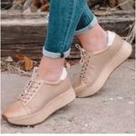 OTBT  Tan Platform Sneakers for Women Photo 3