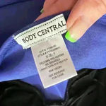 Body Central  Y2K Strapless Bow Peplum Top Small Photo 5