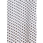 Milly  Jillian Dot Print Silk Off the‎ Shoulder Top Size P (0-2) Fabric Italy Photo 4