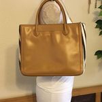 Adrienne Vittadini genuine leather hide satchel Photo 2