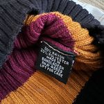 Cute Multicolor Striped Colorful Round Neck Slim Fit Sweater Size Medium Multi Photo 4