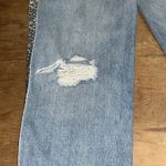 Lucky Brand Woman’s  Relaxed Taper Jeans With Tribal Detail Distressed Size 00 Photo 10