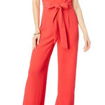 Lilly Pulitzer Jannah Jumpsuit Coral Pink Size 12 Belt Photo 0