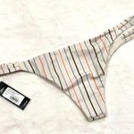 NWT Tavik Vine Cutout Swim Bottom in Horizon Stripe Tapioca Photo 5