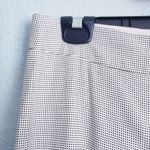 Armani Collezioni  Off White Black Diamond Wool Blend Slacks Photo 4