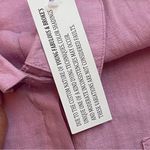 Young Fabulous and Broke Linen Blend Sandollar Shirt Dress Pink Lilac Sz Medium Photo 9