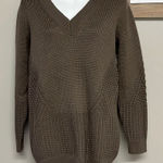 Athleta Repreve Teton V-neck Relaxed Sweater- Small Photo 0