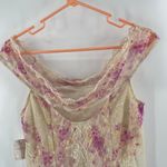 Free People INTIMATELY  Bodysuit Large Spring Soiree Printed Lace Floral NWT Photo 9
