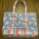 Matilda Jane  We Made It Tote floral and stripes Photo 4