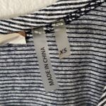 Soft Surroundings  Waldport Tank Top XS Striped Wide Strap Scoop Neck Photo 3