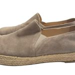 Stuart Weitzman  Nugal Napa Espadrille Slip on Sneaker Size 9M Tan Suede Photo 1