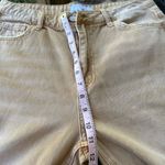 Trendy Tan Distressed Cropped Jeans Size 29 Photo 11