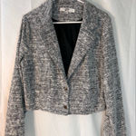 Madden NYC Juniors Gray Black Cropped Blazer Size XXL Photo 0