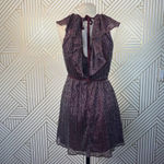 La Maison Talulah Reblossom Metallic Mini‎ Dress Purple Photo 7