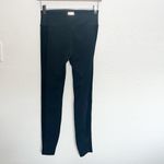 PINK - Victoria's Secret PINK Active Black High Waisted Velvet Leg Stripe Leggings Photo 4