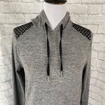 Layer 8 women M pullover Longsleeve hoodie w/mesh accent cuffs and shoulders  Photo 1