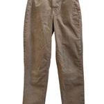 American Eagle  Tan Stretch Mom Straight Corduroy Pant Size 2 Regular Photo 0