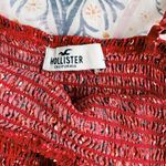 Hollister Red Smocked Tank Top Photo 3