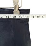 Tory Burch  Ally Leather Pants Small Blue Slim Modern Classic Chic City Night Out Photo 4